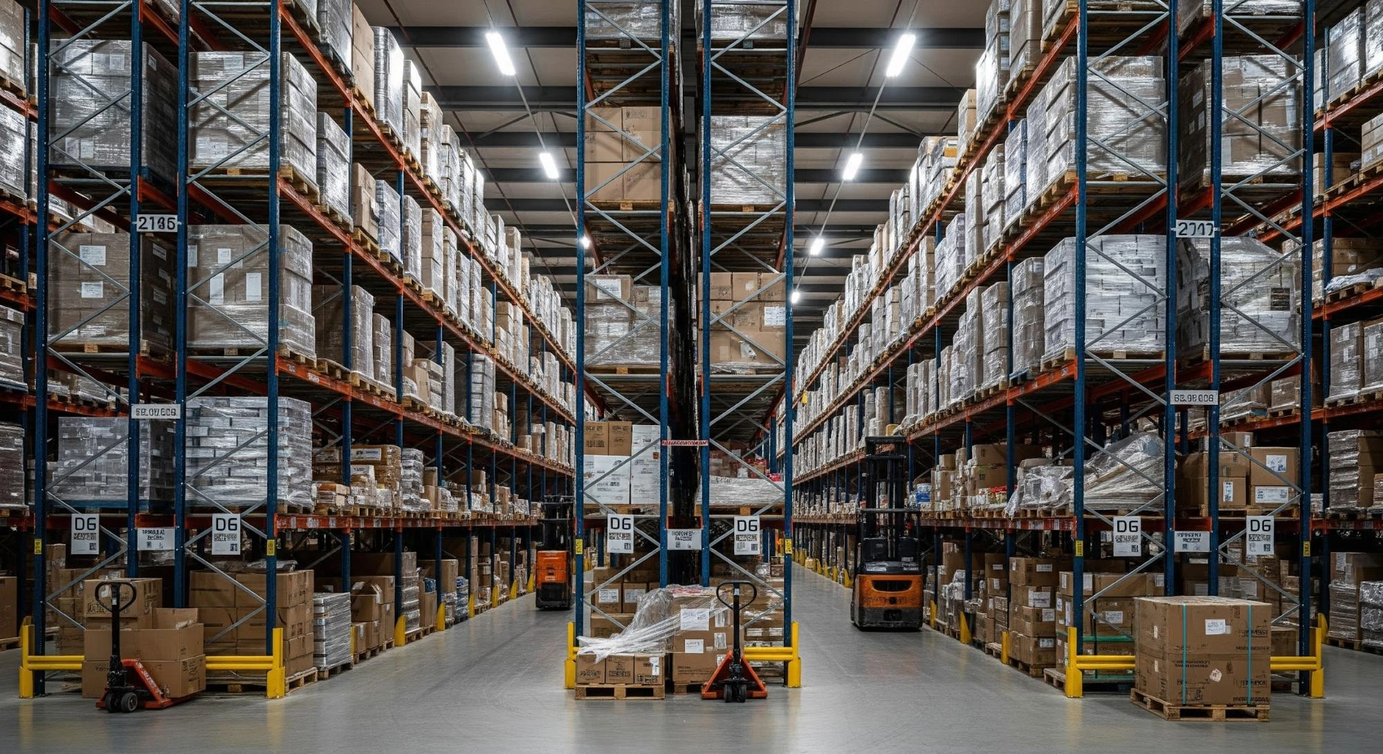 entrepôt sous douane moderne et sécurisé, gestion des flux logistiques